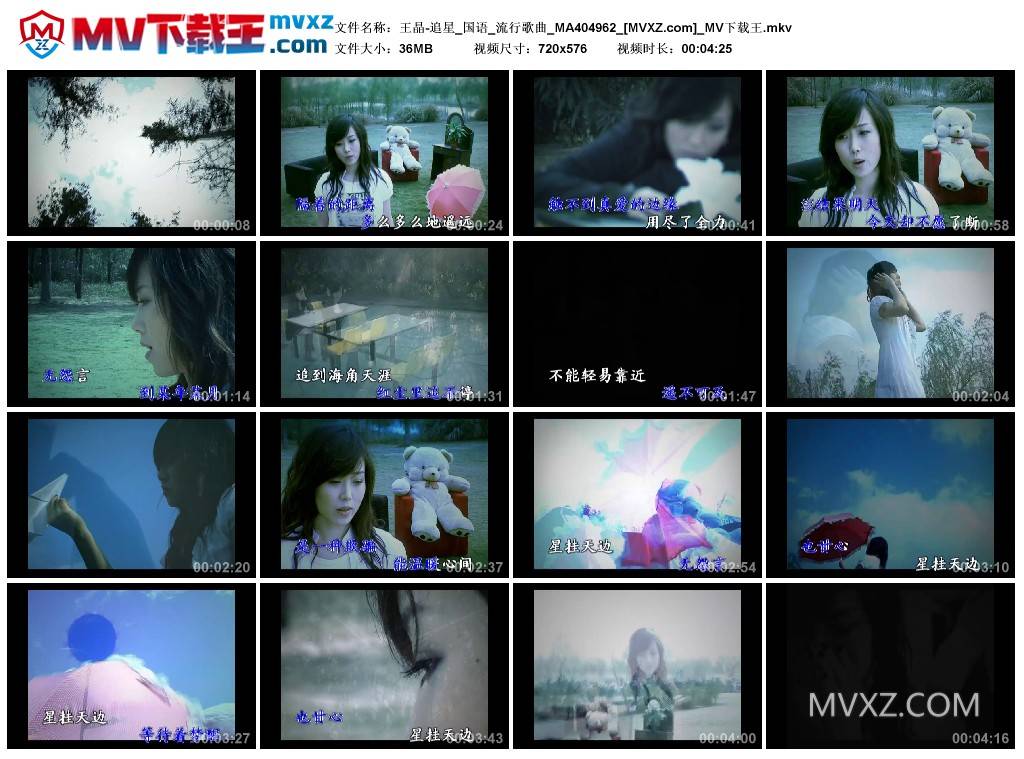 王晶-追星_国语_流行歌曲_MA404962